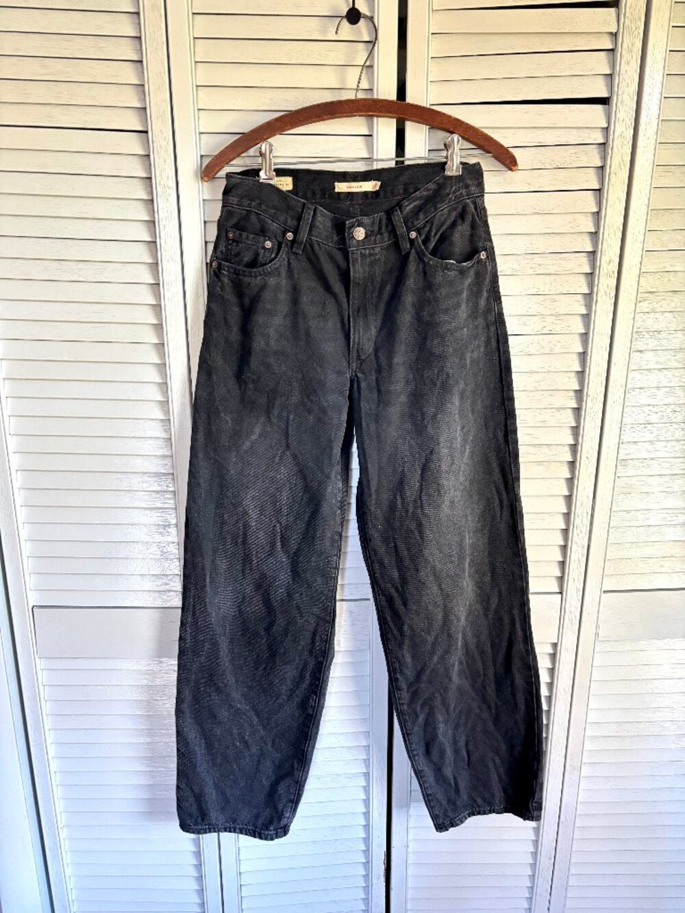 Levi's Baggy Dad Jean in Black 26